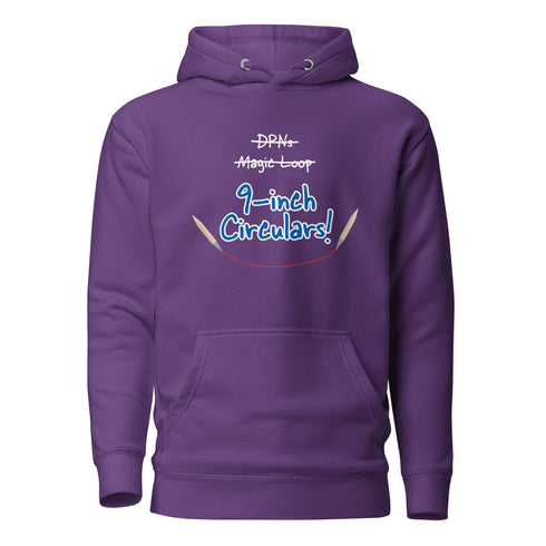 9-inch Circulars Hoodie for Knitters